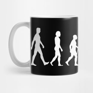 Evolution of blonde Apes anti Trump pro democrats gift Mug